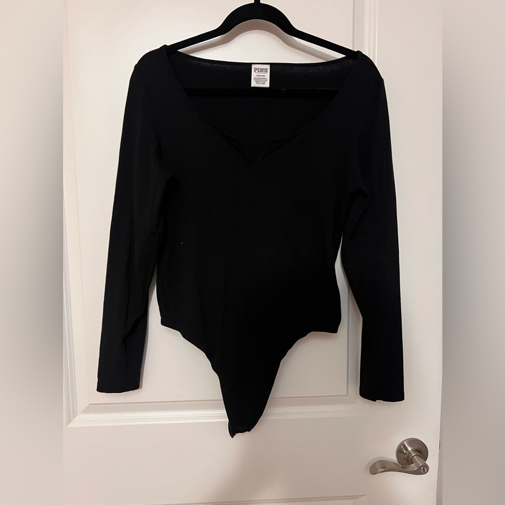 PINK body suit size large (thong)